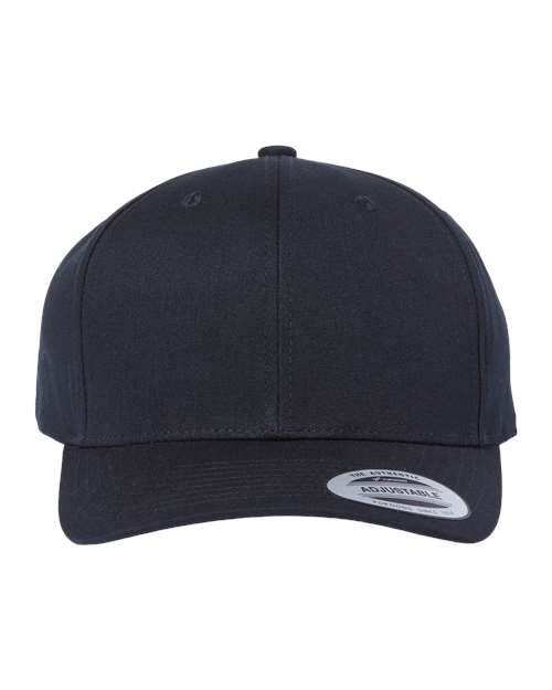 YP Classics 6389 Black CVC Snapback Cap