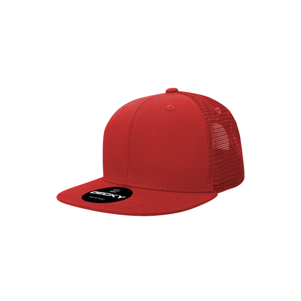 Decky 5010 - Youth 6 Panel High Profile Sky Red