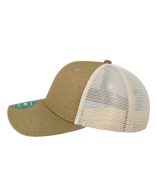 Legacy Mid-Pro Snapback Trucker Cap -Brown Z Quilted