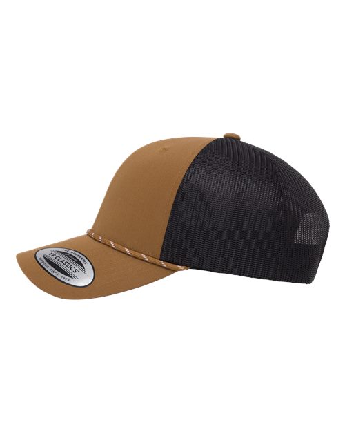 YP Classics Retro Trucker Rope Cap