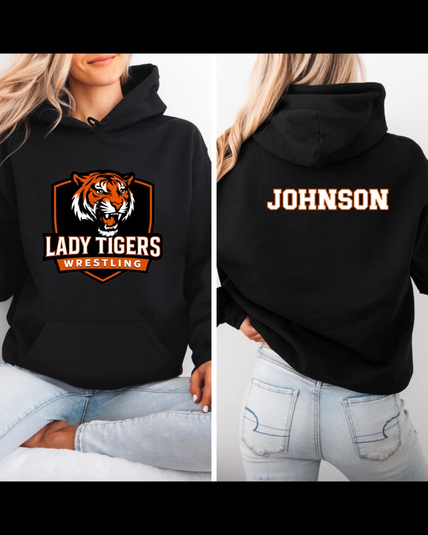 Lady Tigers Wrestling Hoodie