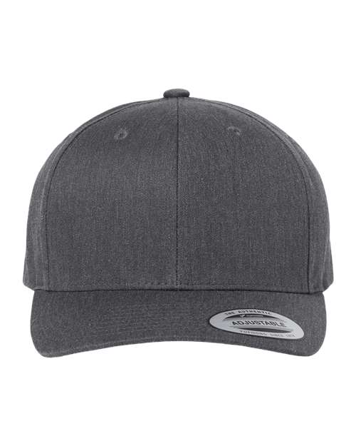 YP Classics 6389 Dark Heather Gray CVC Snapback Cap