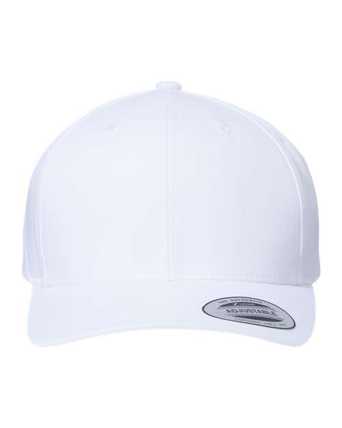 YP Classics 6389 White CVC Snapback Cap
