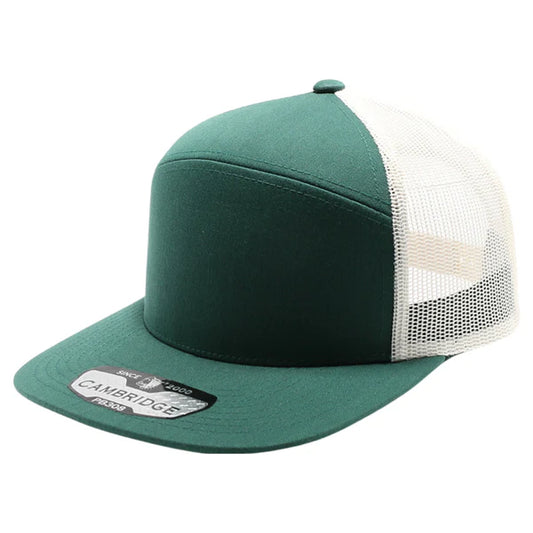 Pitbull Cambridge PB308 7 Panel Camper Hat Green