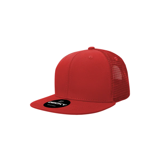 Decky 5010 - Youth 6 Panel High Profile Sky Red