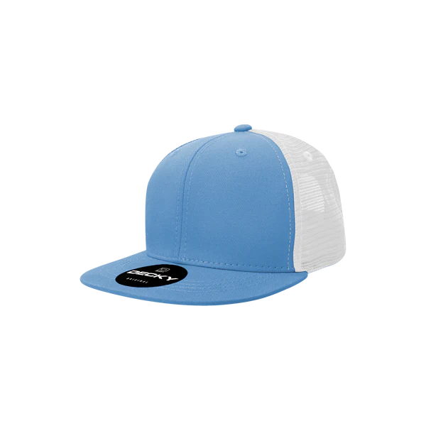 Decky 5010 - Youth 6 Panel High Profile Sky Blue/White
