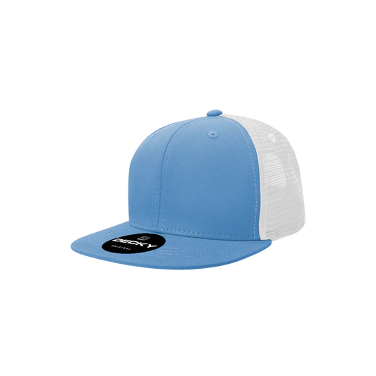 Decky 5010 - Youth 6 Panel High Profile Sky Blue/White