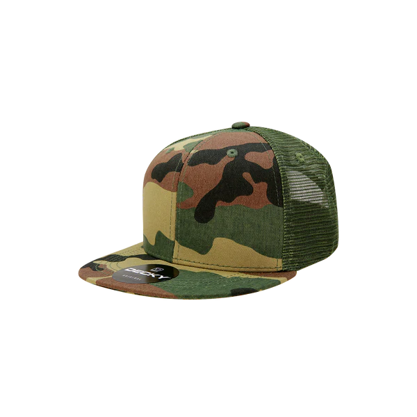 Decky 5010 - Youth 6 Panel High Profile Sky Camo