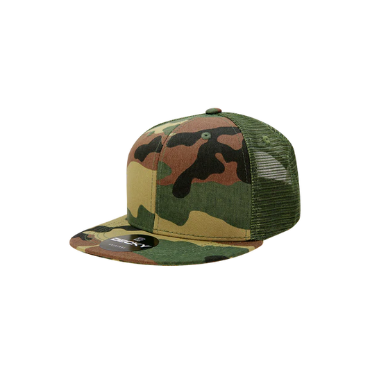 Decky 5010 - Youth 6 Panel High Profile Sky Camo