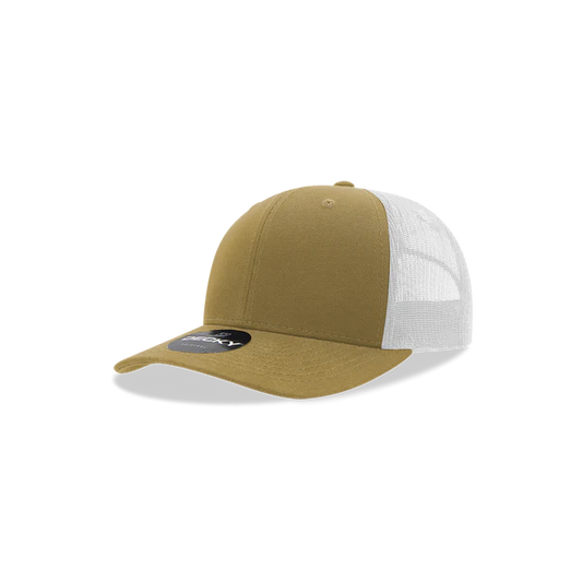 Decky 5019 - Youth 6 Panel Mid Profile Khaki/White