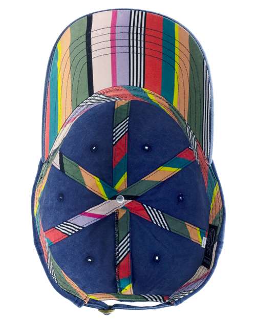 Infinity Women's Navy/Colorful Stripes