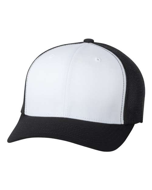 Flexfit White Black/White/Black   L/XL