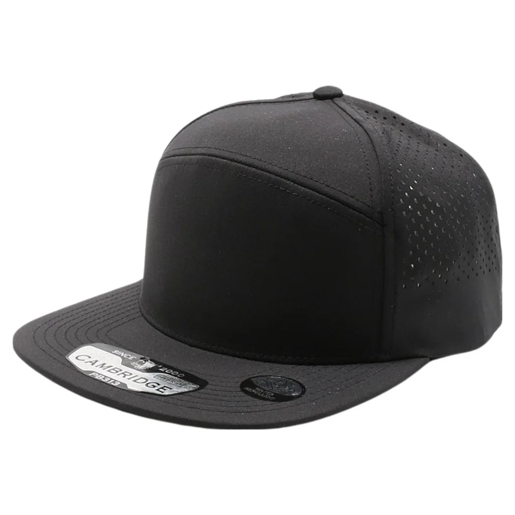 Pit Bull PB399 Cambridge Hybrid Perforated Camper Hat Black