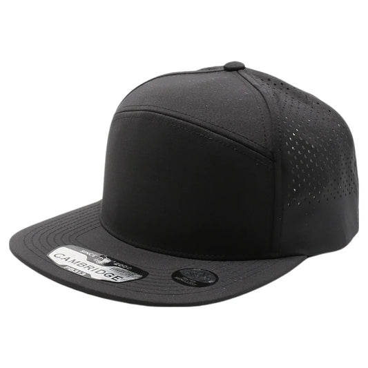 Pit Bull PB399 Cambridge Hybrid Perforated Camper Hat Black