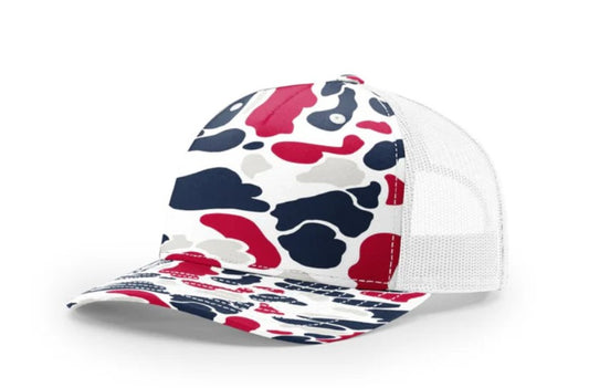 Richardson 112PFP Americana Duck Camo/White