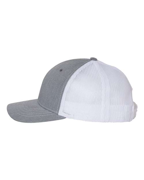 Richardson 112 Youth Heather Grey/ White