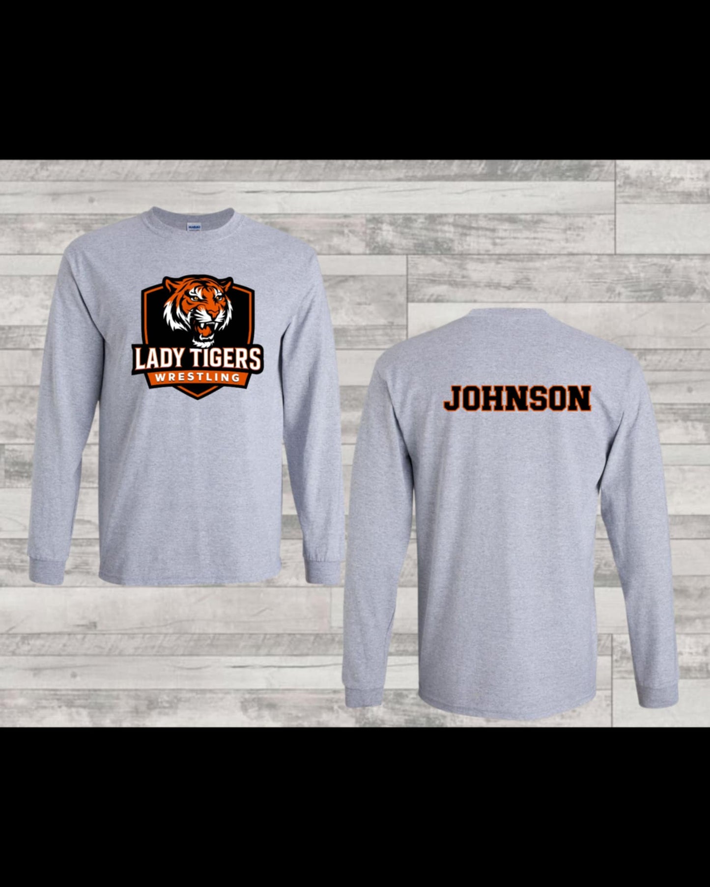 Lady Tigers Wrestling T-Shirt Long/Short Sleeve