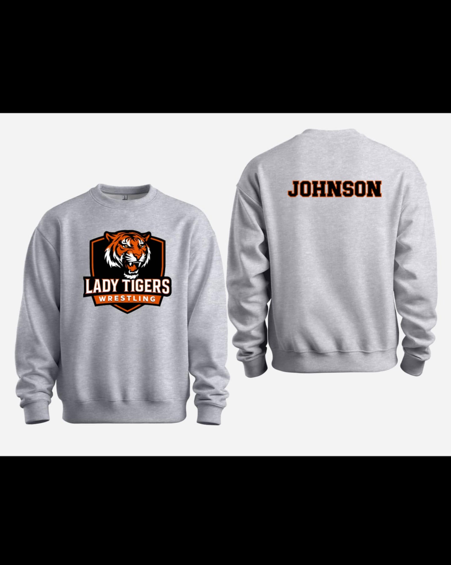 Lady Tigers Wrestling Crewneck